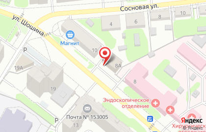 Аптека Медилон на улице Шошина на карте