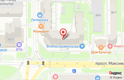 Виртуальный мир на проспекте Максима Горького на карте