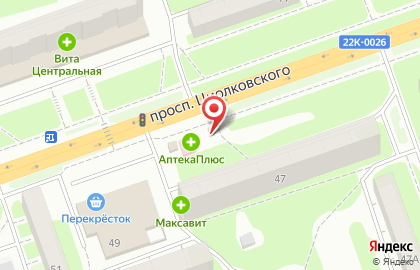 Магазин Пресс курьер на проспекте Циолковского на карте