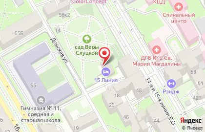 Дом престарелых Добрые Сердцем в Василеостровском районе на карте