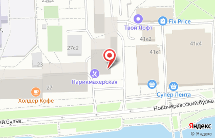 Досугово-развивающий центр для детей и молодежи Мельба на Новочеркасском бульваре на карте