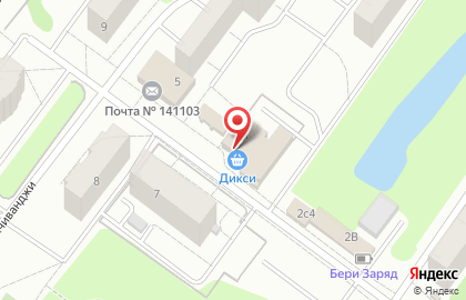 Супермаркет Дикси в Москве на карте