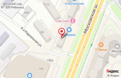 Эдельвейс на Московском шоссе на карте