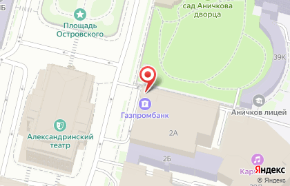Газпромбанк в Санкт-Петербурге на карте