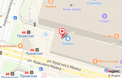 Салон связи Связной в Москве на карте