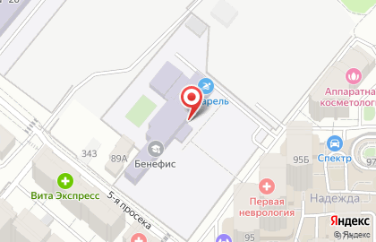 Лицей №1 в Самаре на карте