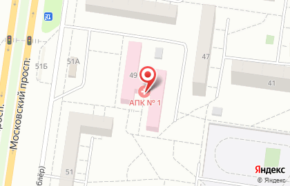 Тольяттинская городская клиническая поликлиника №3 на Московском проспекте на карте