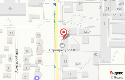 Компания Стройресурс ск на Индустриальной улице на карте