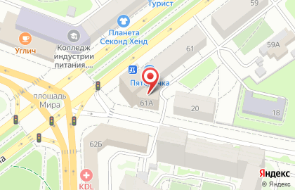 Магазин медицинских товаров Доброта.ru на проспекте Ленина на карте