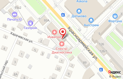 Банкомат СМП Банк, АО, филиал в г. Брянске на Красноармейской улице, 91 на карте