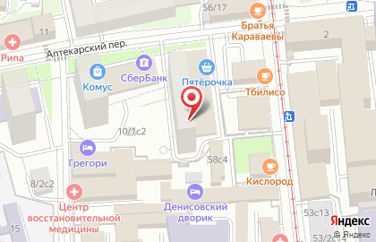 Центр банкротства физических и юридических лиц на Бауманской улице на карте