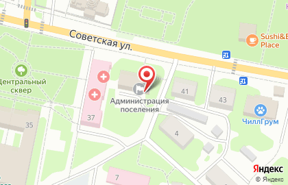 Детская Поликлиника на улице Советская 39 на карте