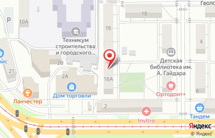 Деньги на прокатъ в Октябрьском районе на карте