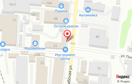 Магазин Двери зодчий на улице Полежаева на карте