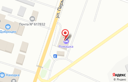 Гостиница Ромашка на карте