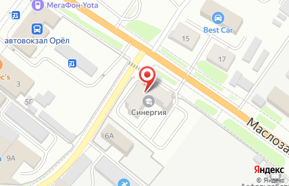 Орловский центр аренды жилья на карте