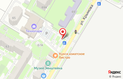 Киоск по продаже печатной продукции в Ленинском районе на карте