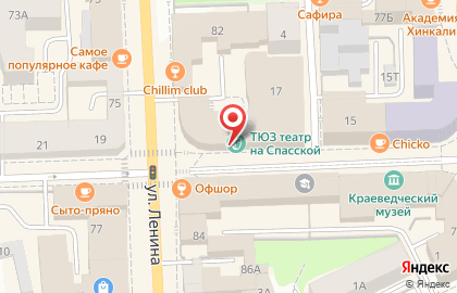 Театр на Спасской на карте