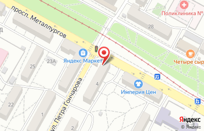 Магазин канцелярских товаров Графа в Краснооктябрьском районе на карте