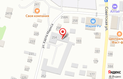 Оптово-розничная база Алтайское РайПО на карте