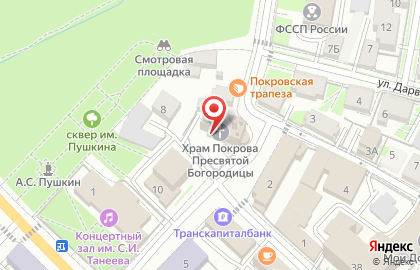 Храм Покрова Пресвятой Богородицы в переулке Марата на карте