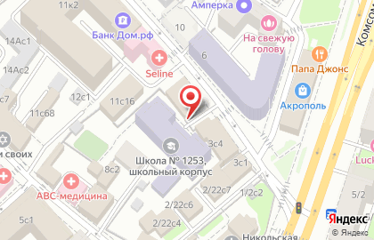 Управление Федеральной Регистрационной Службы по Москве на Октябрьской на карте