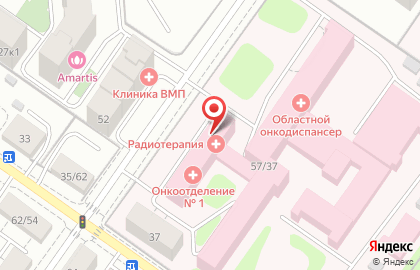 Тверской областной клинический онкологический диспансер на карте