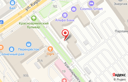 Банк Российский Кредит в Ленинском районе на карте