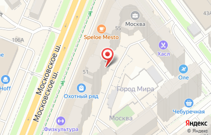 Студия танца BLACK&WHITE на Московском шоссе на карте