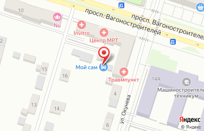 Автомойка в Екатеринбурге на карте