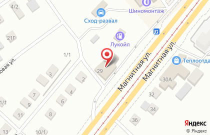 Автокомплекс в Орджоникидзевском районе на карте