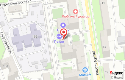 Медицинский центр Любимый доктор на улице Желябова на карте