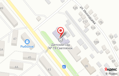 Детский сад общеразвивающего вида №19 Светлячок на карте