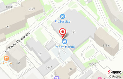 Автомойка Центральная автомойка на карте