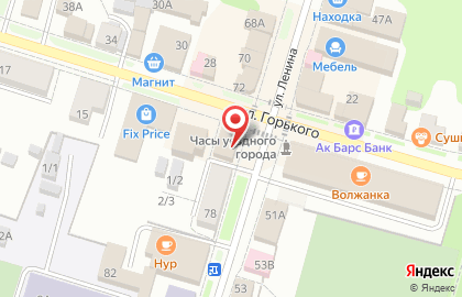 Гастроном на улице Ленина на карте