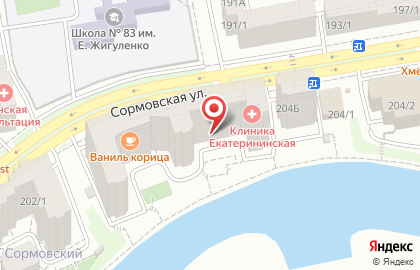 Sport на Сормовской улице на карте