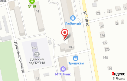 Магазин Любимый в Хабаровске на карте