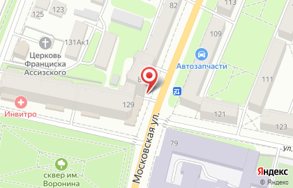 Салон красоты Фурор на Московской улице на карте