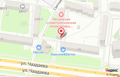 Продуктовый магазин Счастливый в Железнодорожном районе на карте