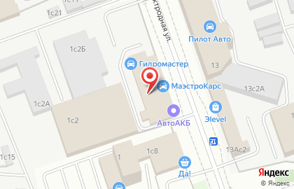 Магазин автозапчастей Интердиск на Электродной улице на карте