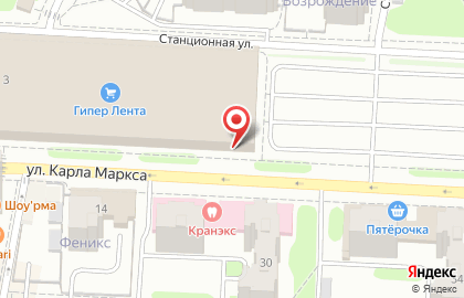Ювелирный салон Карат-1 на улице Карла Маркса на карте