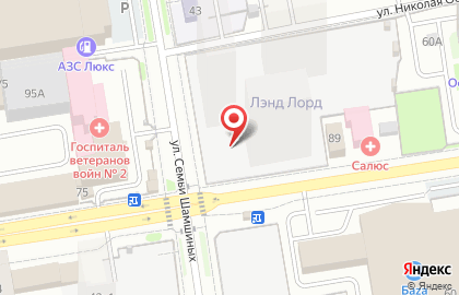 Япончик на улице Семьи Шамшиных на карте