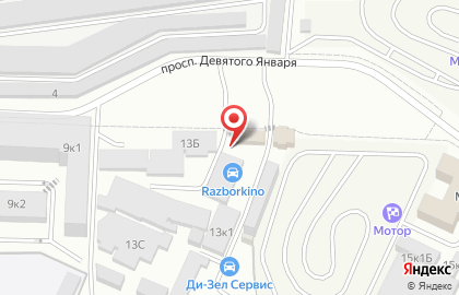 Компания по продаже двигателей Мотор Сервис на карте
