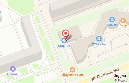 Сервисный центр DNS на улице Ломоносова на карте