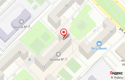 Жилищник района Ломоносовский на улице Крупской на карте