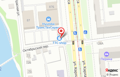 Магазин автозапчастей и автоаксессуаров Onisshop.ru на улице Карла Маркса на карте