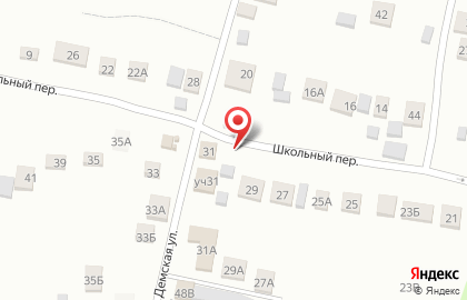 Продовольственный магазин Кайрос в Школьном переулке на карте