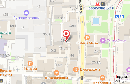 Мини-отель Комфорт-Москва на Пятницкой улице на карте