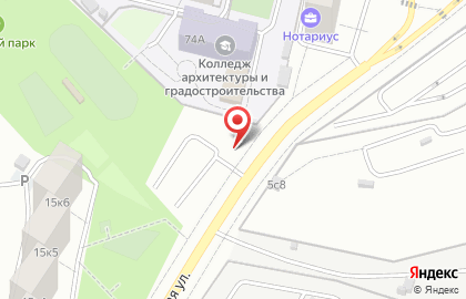 Автостоянка Мгса на Фрязевской улице на карте