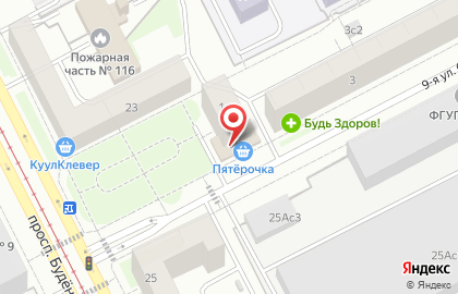Супермаркет Пятёрочка в Москве на карте